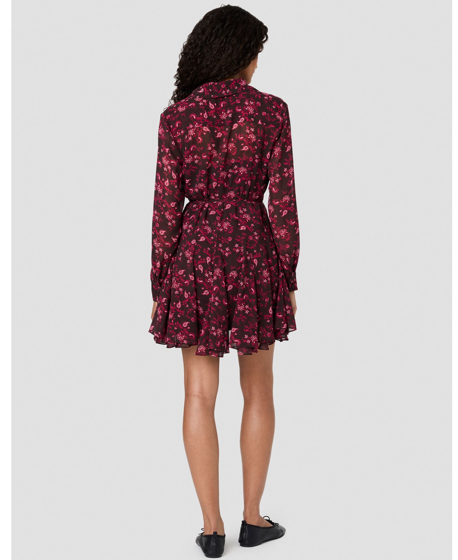 Women's Marina Aurora Floral Long-Sleeve Mini Dress
