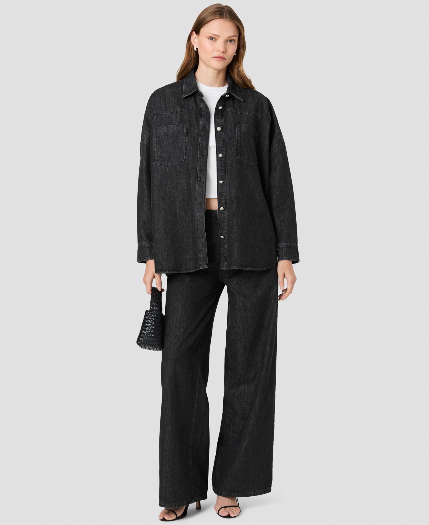 Women's Elton Denim Button-Down Long-Sleeve Shirt