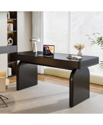 Desk with Drawers, 63-Inch Modern Executive Office Desk