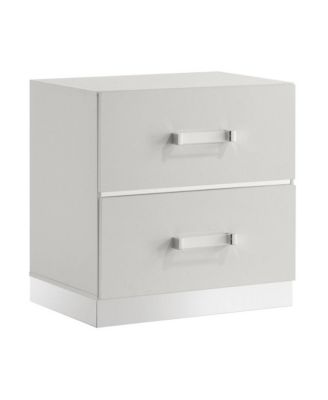 Europa Wood 2-Drawer Nightstand