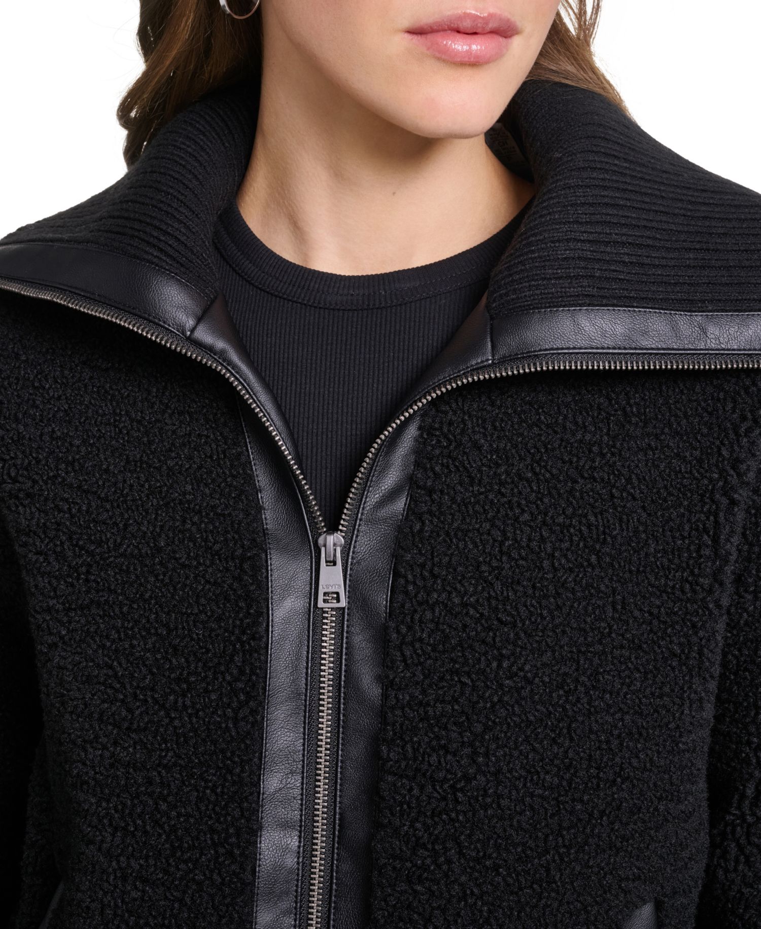 Women's Sherpa Bomber Quilted-Lined Jacket