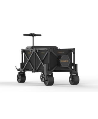 Wagon 4X Electric Utility Cart, 4WD, 9.3 Miles Max Range, 10 MPH Max Speed, 3000W Peak Power, Foldable