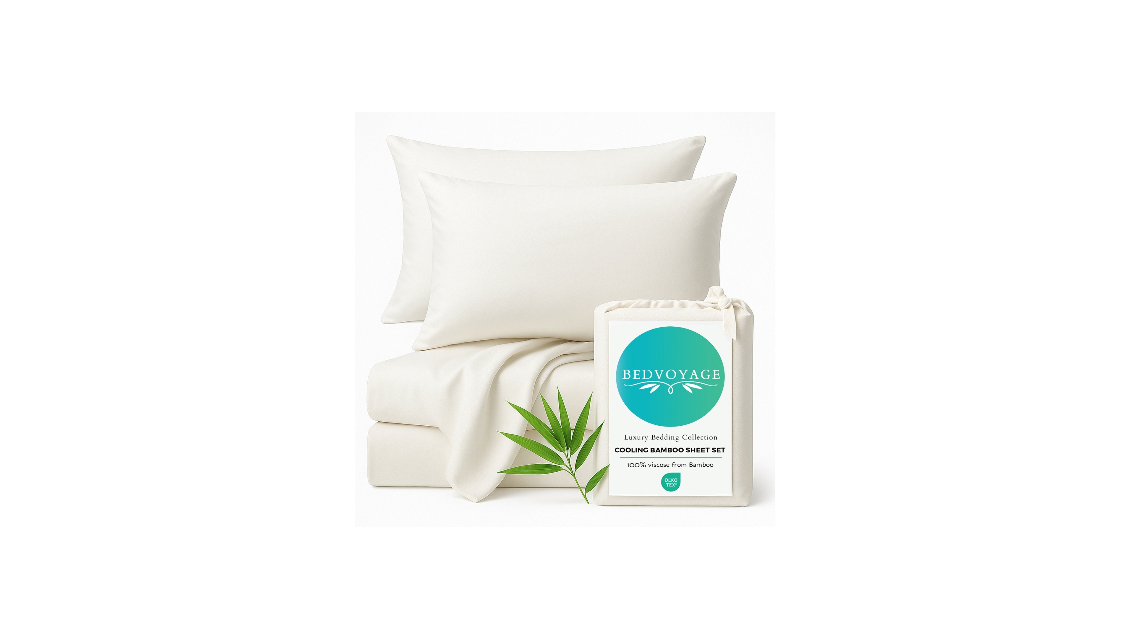 BedVoyage Luxury Rayon from Bamboo 4-Pc. Sheet Set, Twin Xl