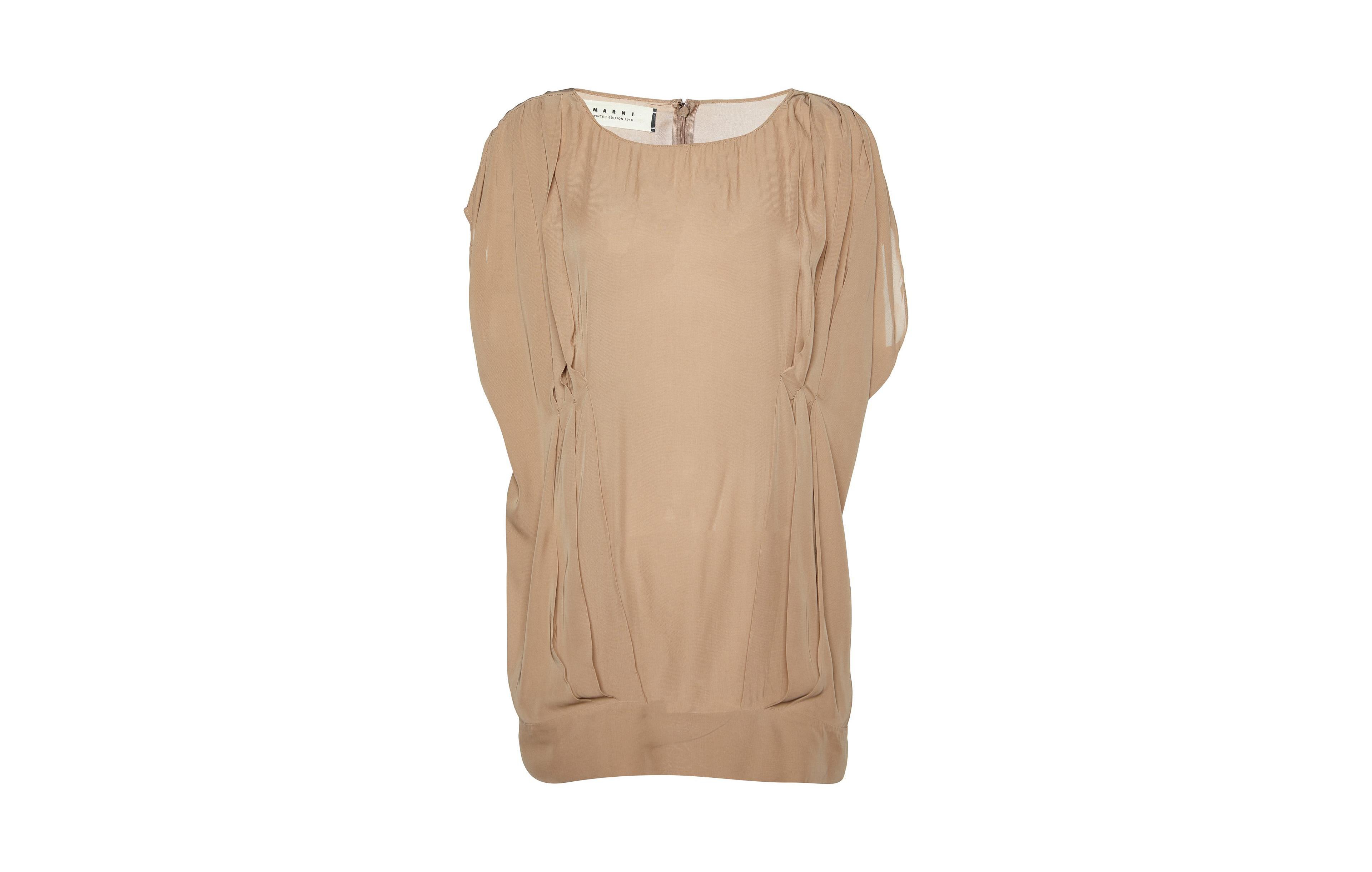 Pre-Owned Marni Women's Crepe Dolman Sleeve Blouse