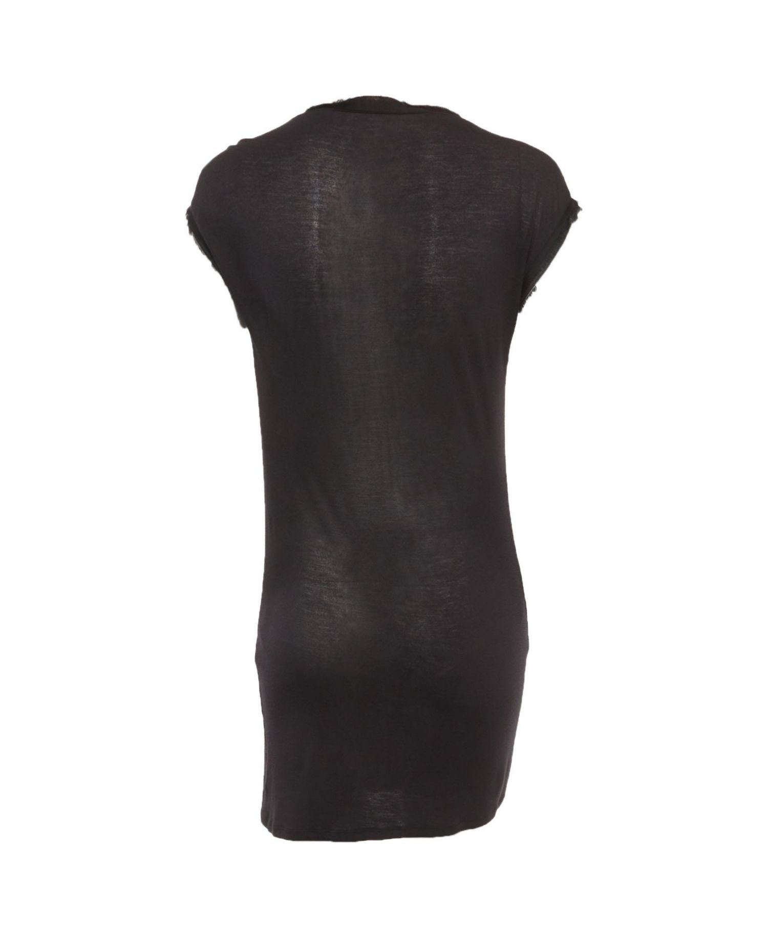 Women's Beaded Raw-Edge Knit Tunic