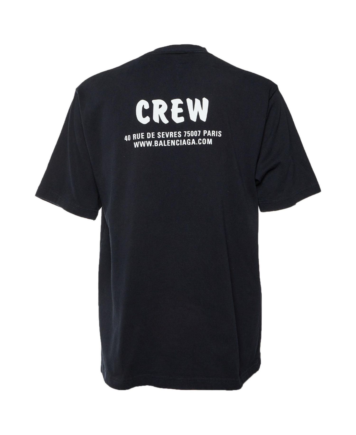 Women's Crew Logo Print Oversized Cotton T-Shirt