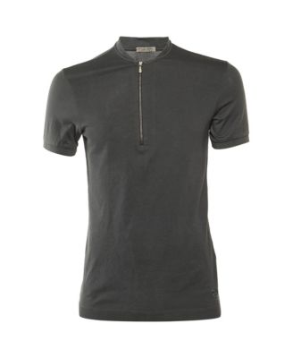 Women's Quarter-Zip Mandarin Collar Polo Shirt