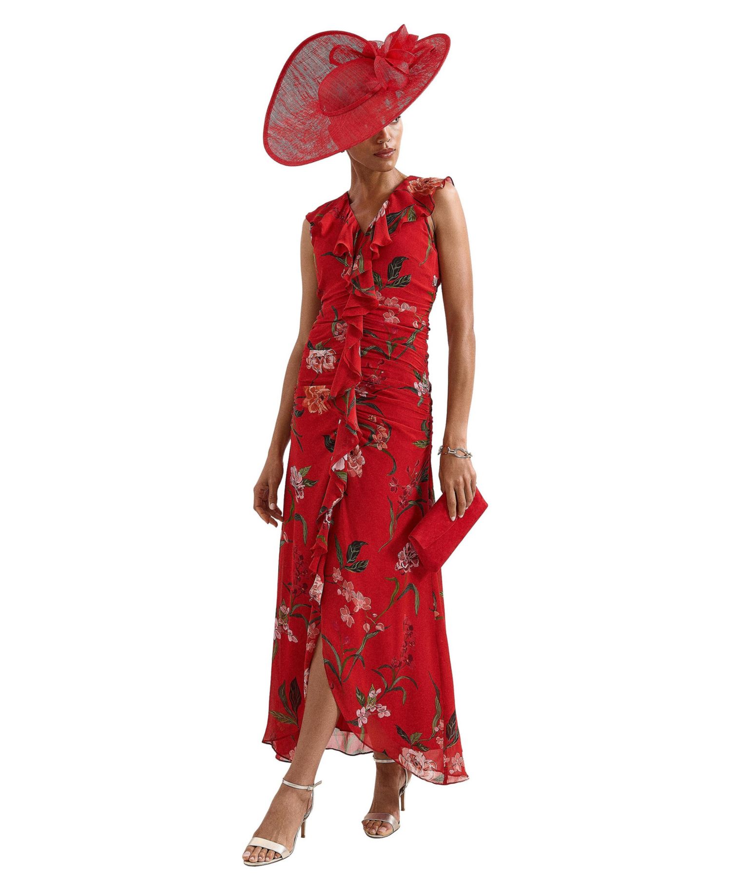 Women's Mae Floral Maxi V-Neck Dress