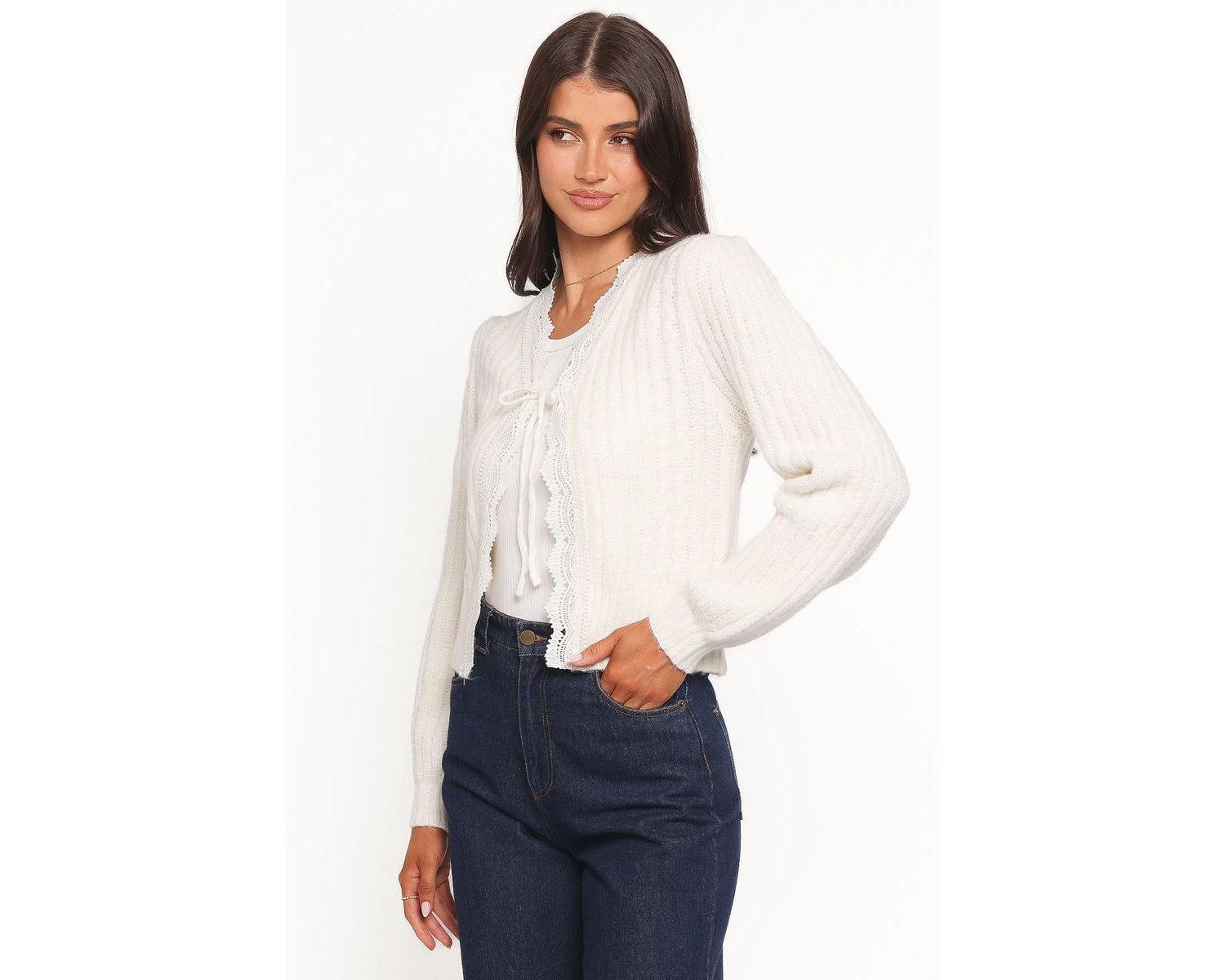Women's Silvie Lace Front-Tie Cardigan