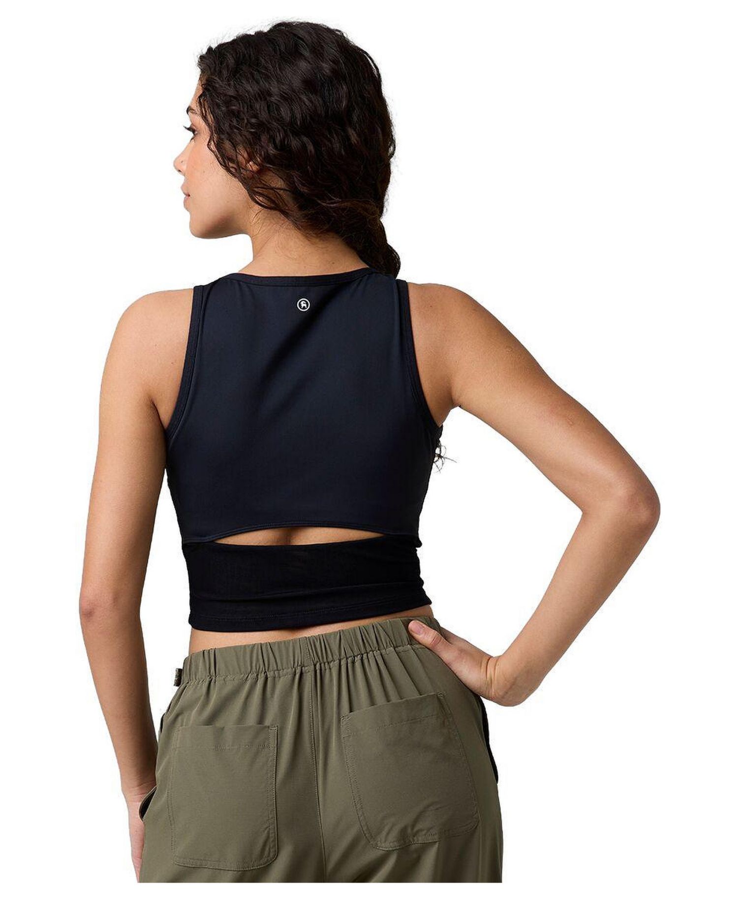Women's Destination Mesh-Back Cropped Tank Top