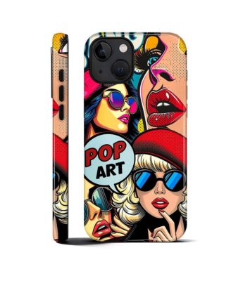 Phone Case Compatible with Apple iPhone, 2-Layer Durable, Pop Art Icons