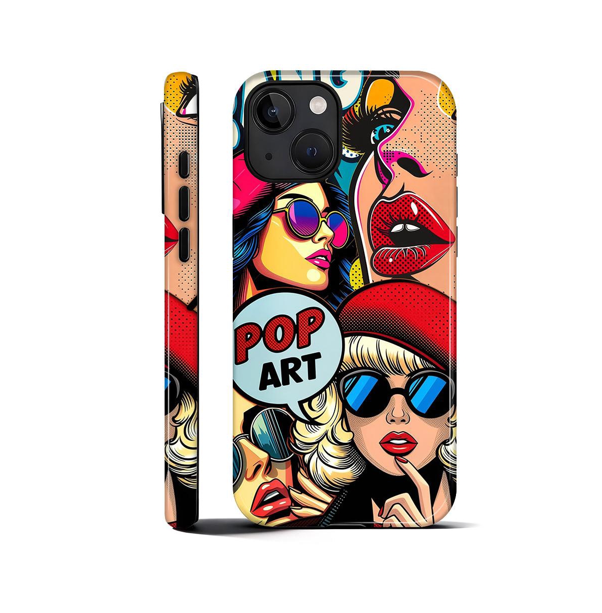 Lisen Phone Case Compatible with Apple iPhone, 2-Layer Durable, Pop Art Icons - Open Miscellaneous