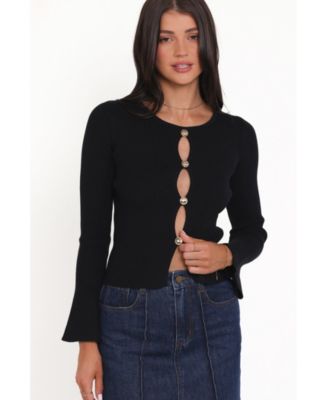 Women's Rosienna Ribbed-Knit Long-Sleeve Top