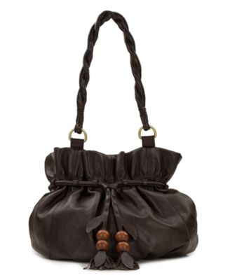 Freja Large Leather Hobo Bag
