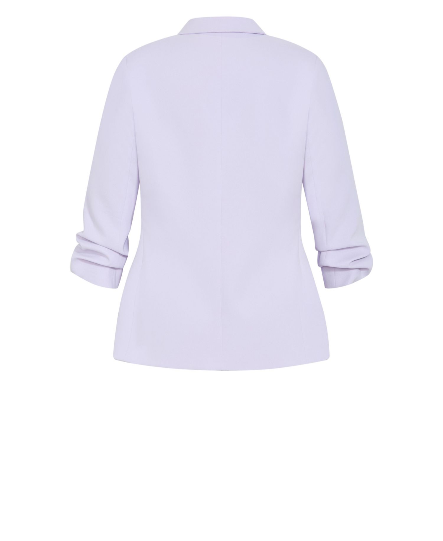 Plus Size Abbie Gathered Elbow Sleeves Blazer
