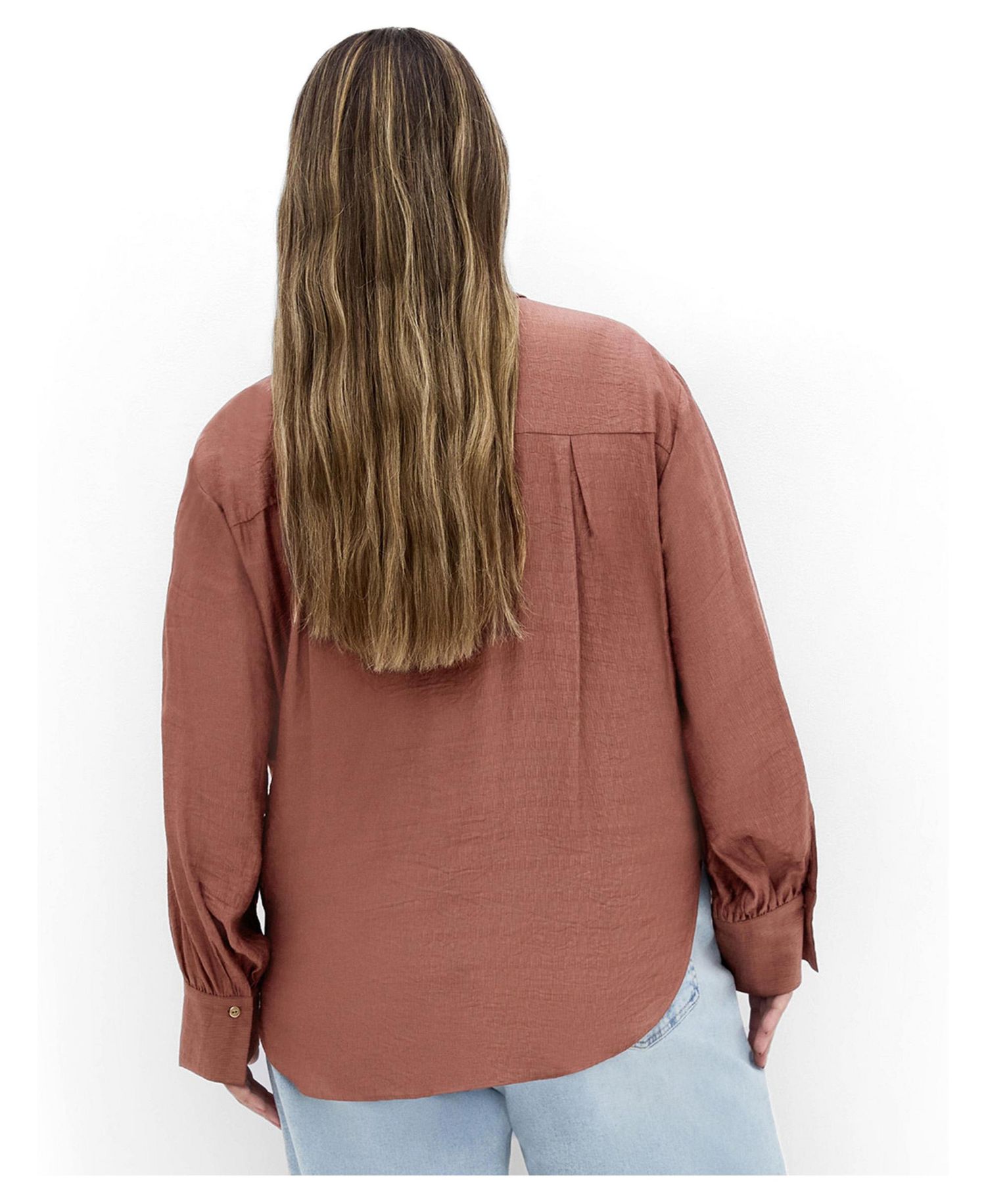 Plus Size Rosabella Hem Detail Shirt