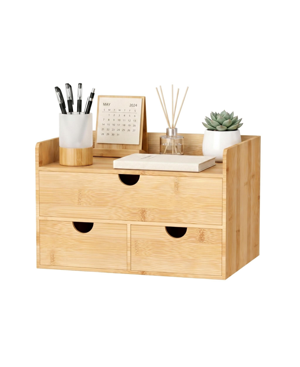Danrong Desk Organizer With Drawers Multi Purpose Desktop Storage