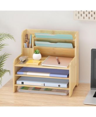 3 Tier Desk Organizer Desktop Paper Tray Mail Holder