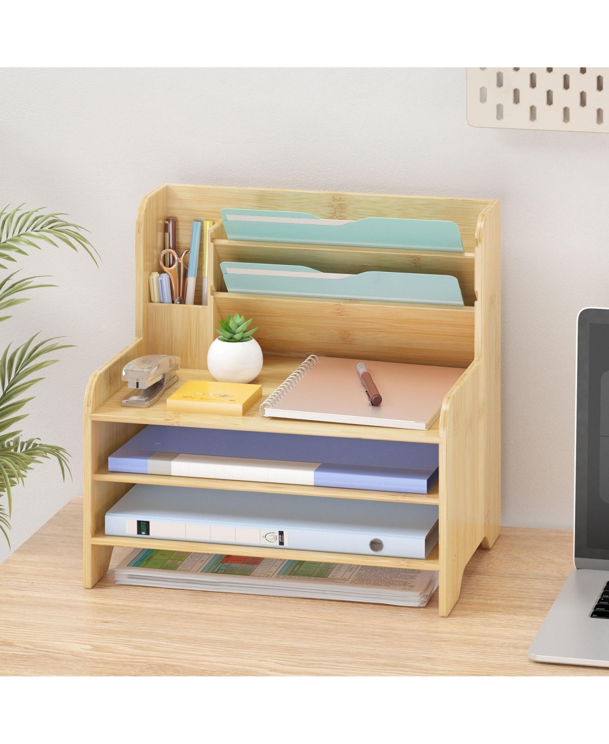 Danrong 3 Tier Desk Organizer Desktop Paper Tray Mail Holder