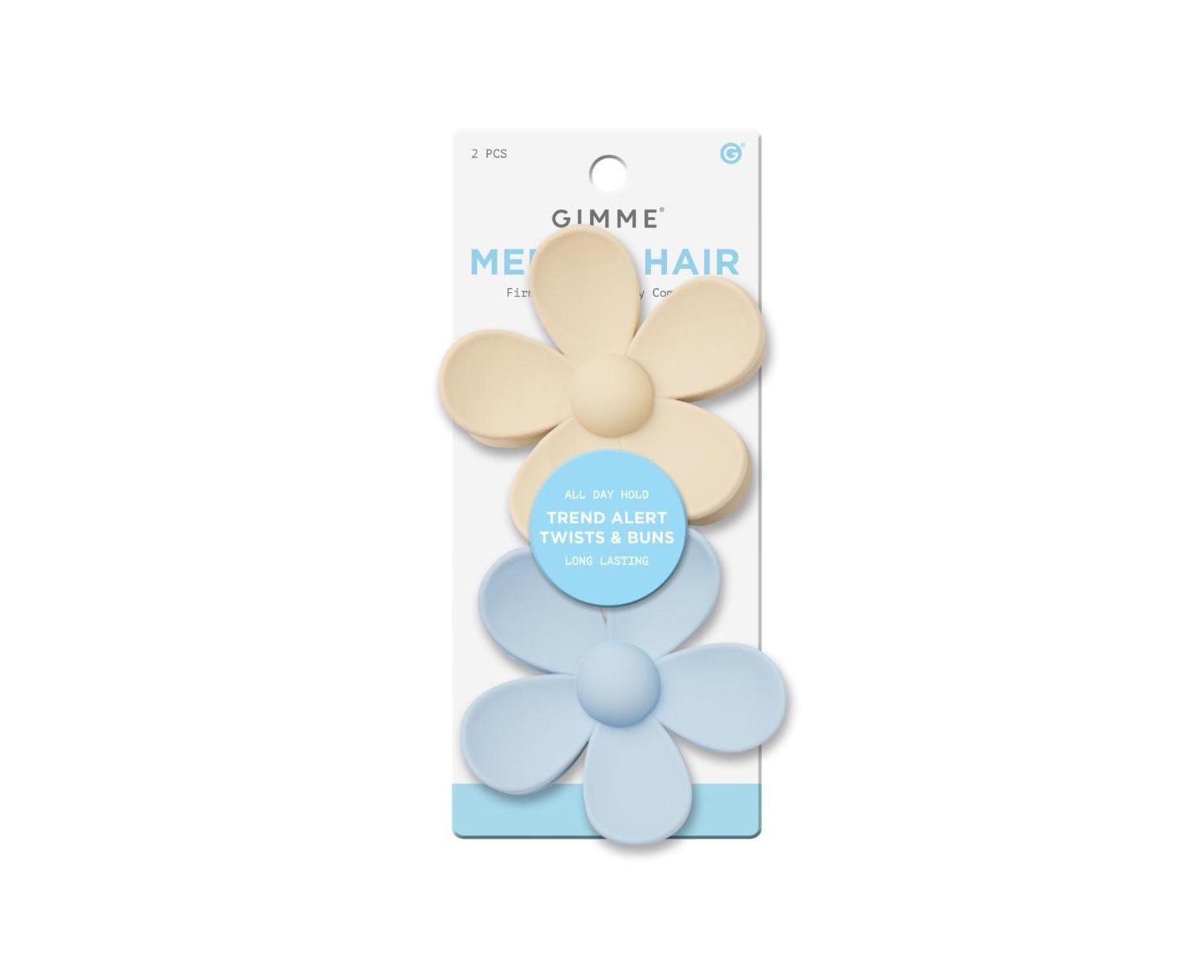 Medium Hair Clip Flower Claw Clip Duo Aesthetic Accessories for Women Colorful Claw Perfect for Long Hair 2 Pack