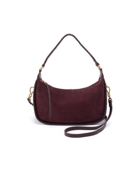 Женская сумка HOBO Mia Zip Closure Crescent, цвет: Тёмный вишнёвый