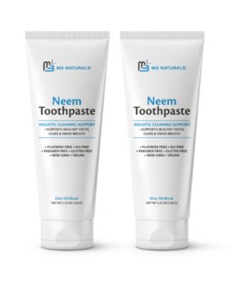 Fluoride Free Neem Toothpaste with Mint Herbal Toothpaste  4.23 Ounce, Pack of 2