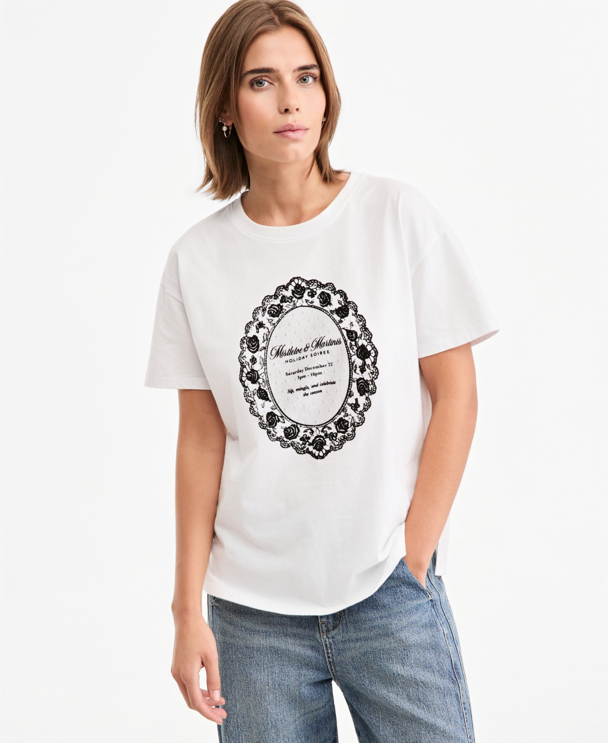 And Now This Women's Graphic Short-Sleeve T-Shirt, Macy's Exclusive