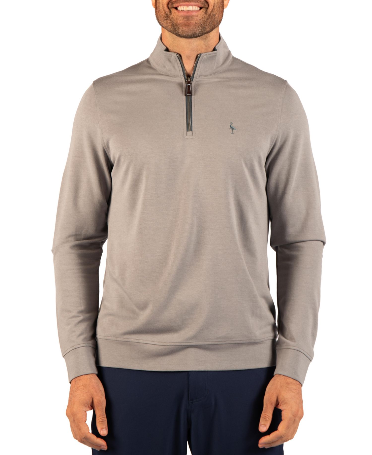 Men's Soft Stonewashed Quarter Zip Sweater