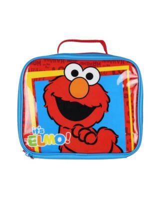 It's Elmo HAHA LOL Tossed Face Print Insulated Lunch Box Bag Tote 10"