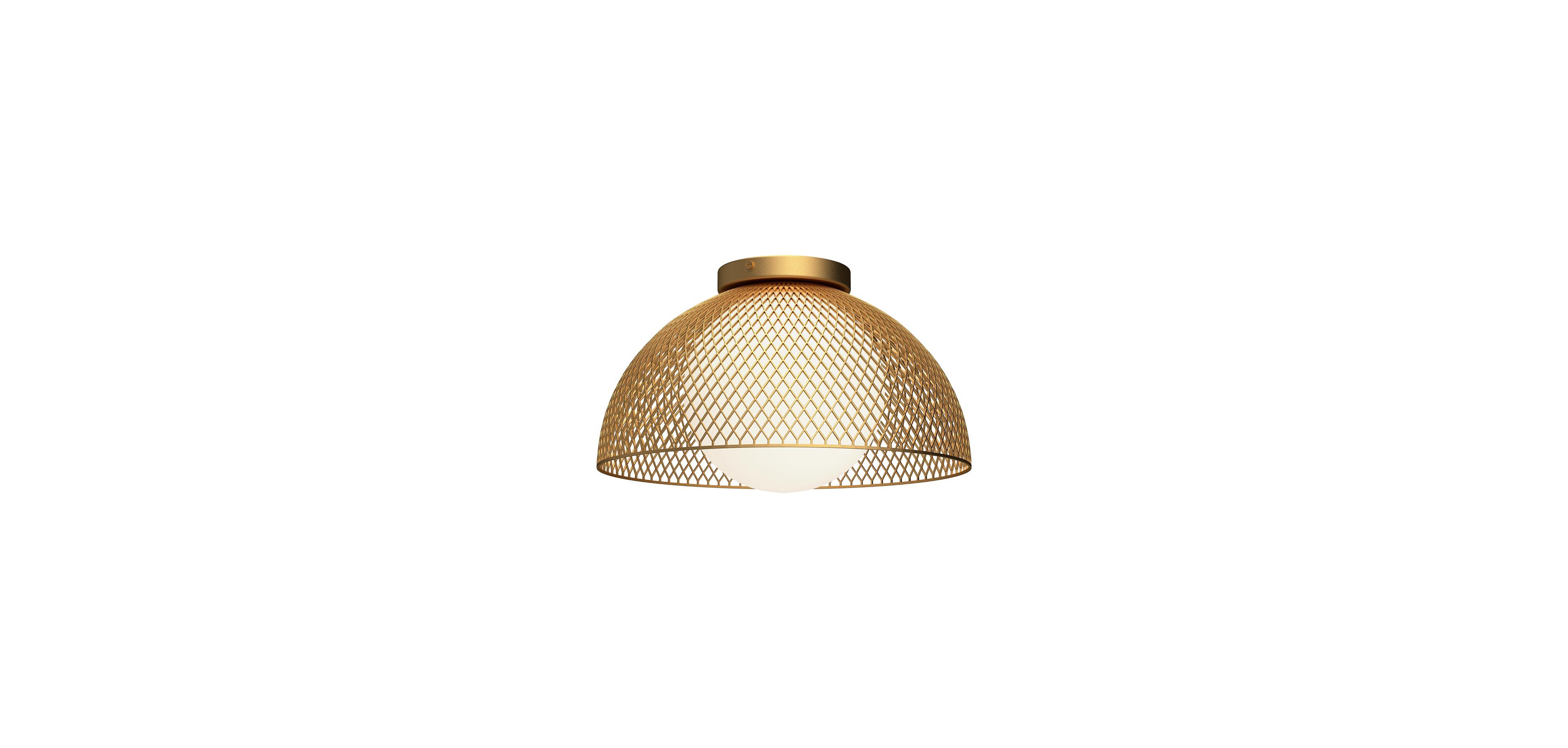 Alora Mood Haven 12-in Matte Glass 1 Light Flush Mount