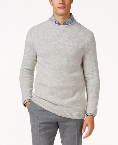 Tasso Elba Men's Wool Blend Sweater, Only at Macy's