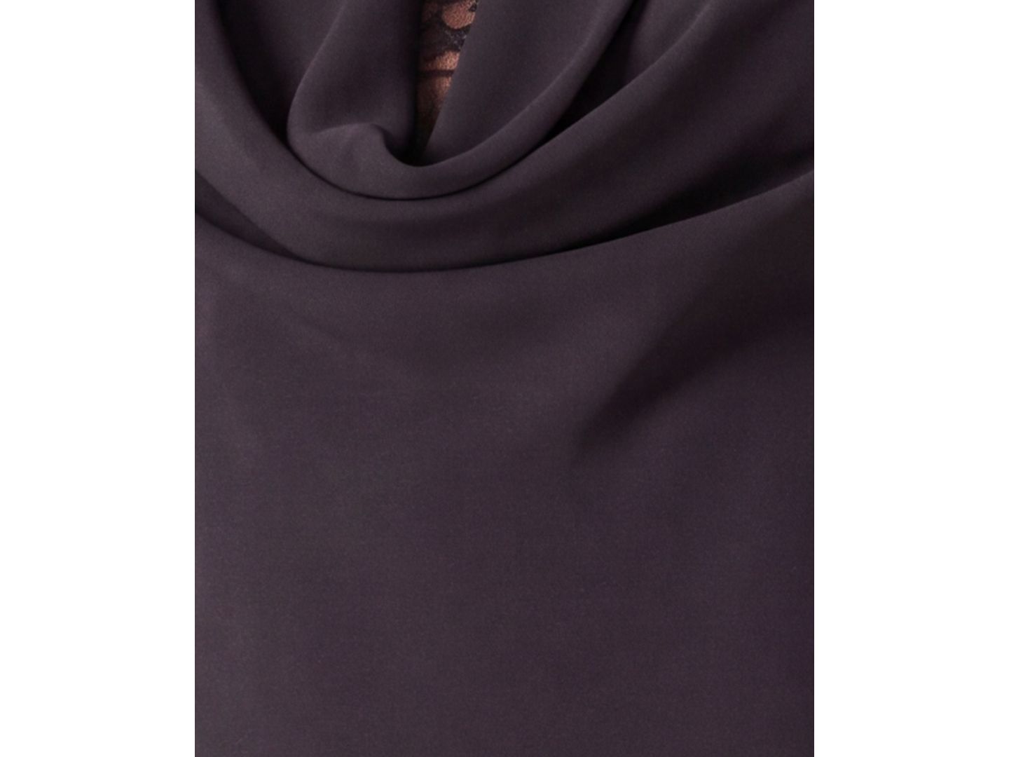 Женское платье Steve Madden A-Line Cowl-Neck Lace-Detail Mini, цвет: Чёрный — фото 6