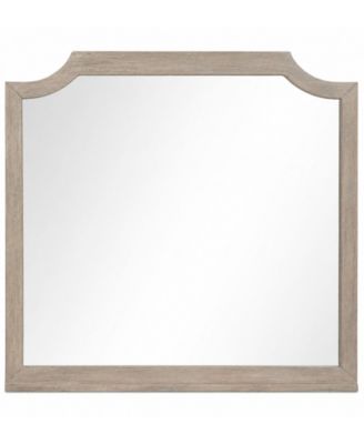 Sadie 36" Wood Framed Beveled Edge Bedroom Mirror