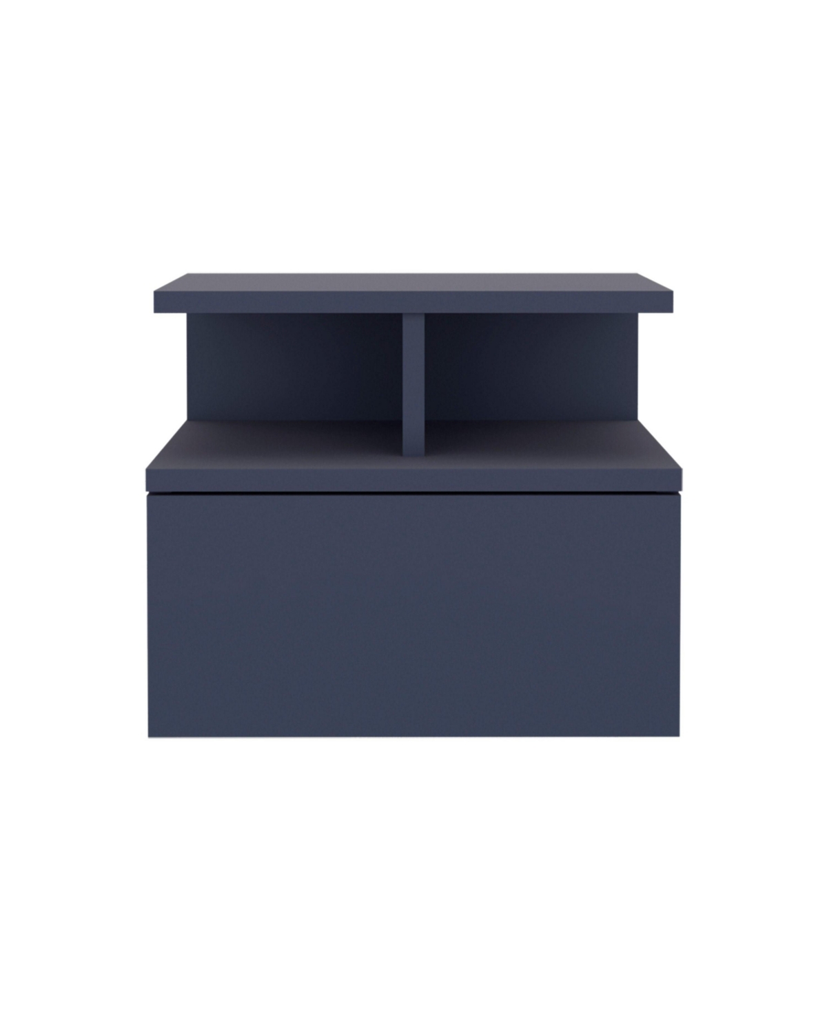 Flynama Wall-Mounted Floating Nightstand with Drawer and Multi Shelves