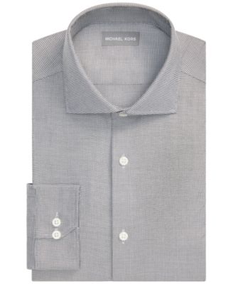 Men's Luxe Touch Micro Check Dress Shirt