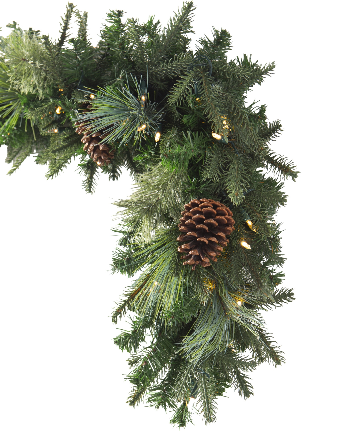 Balsam Hill 6 ft Mixed Pre-Lit Garland