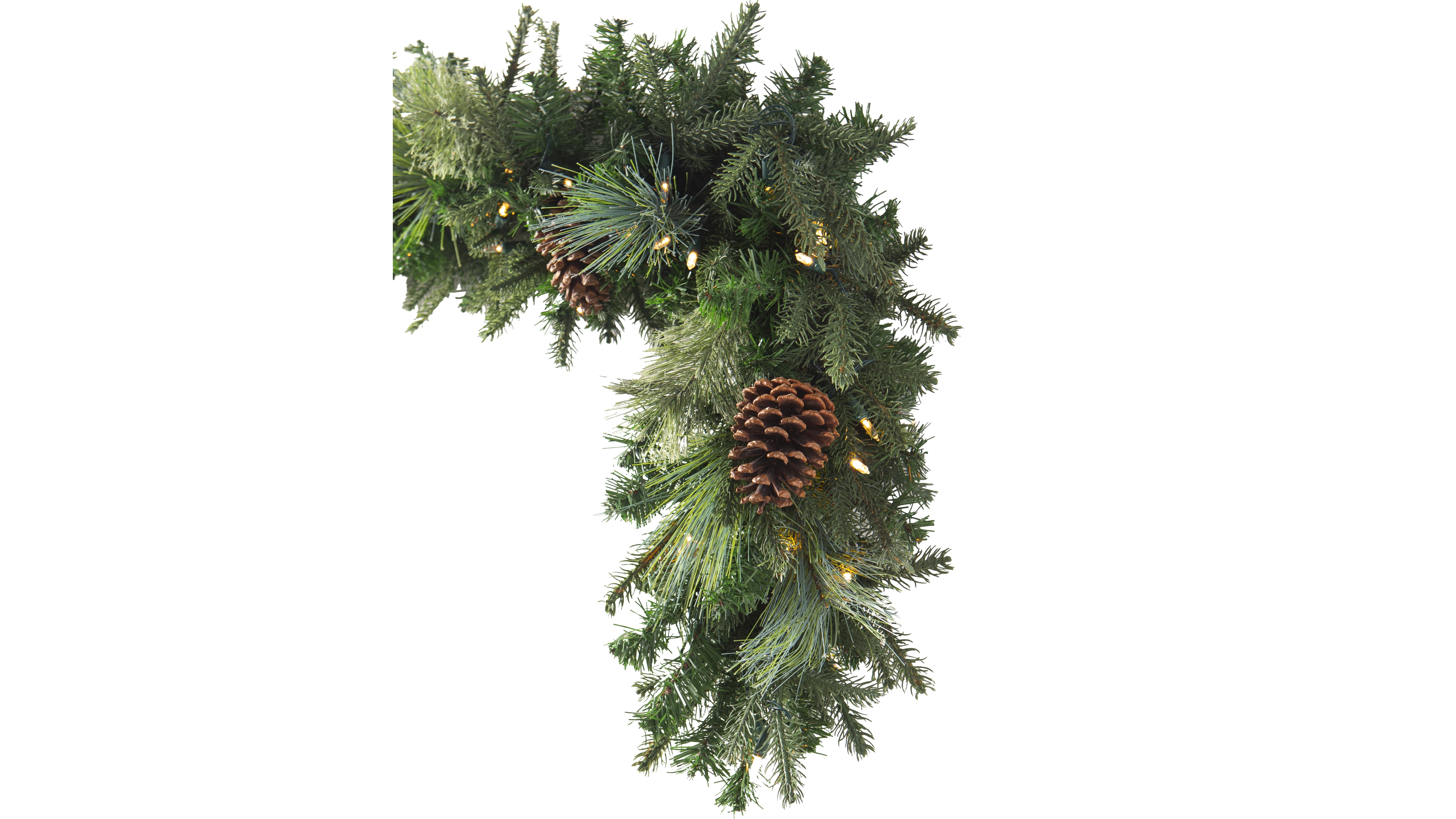 Balsam Hill 6 ft Mixed Pre-Lit Garland