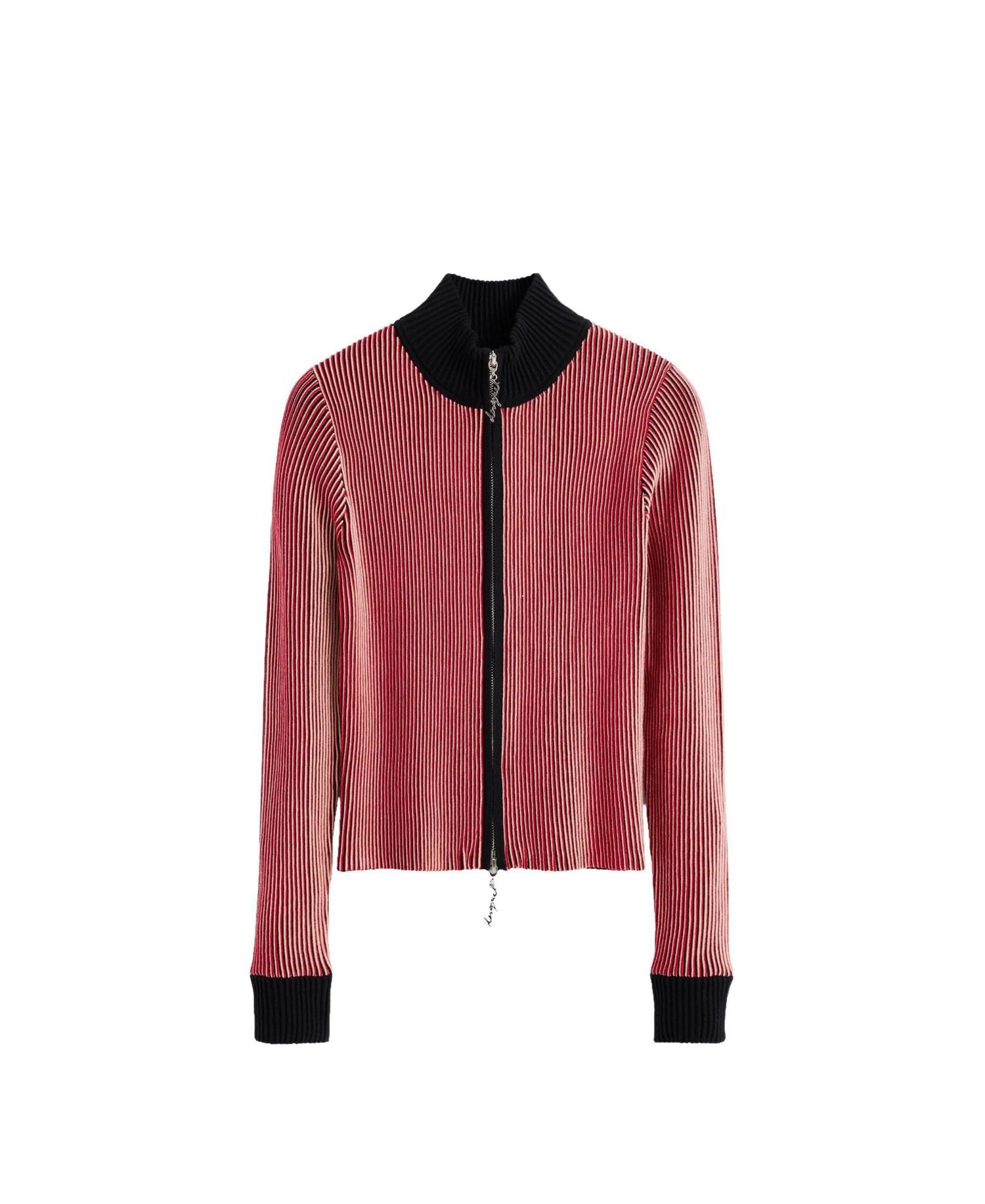 Women's Full-Zip Iridescent-Knit Cropped Sweater