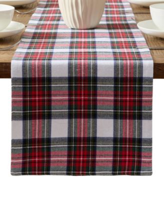 Christmas Classic Holiday Plaid Table Runner, 13" x 19"