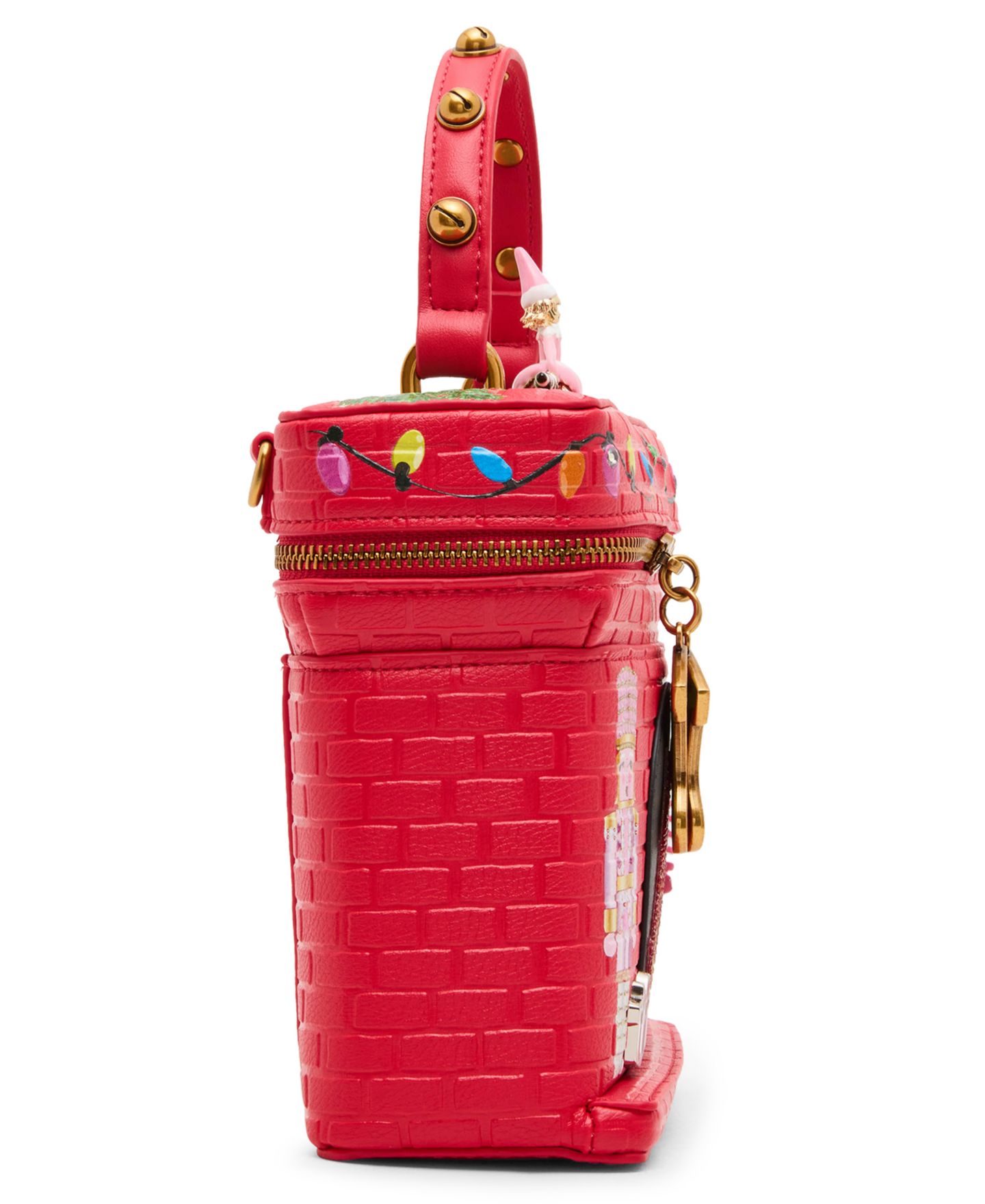 Женская сумка Betsey Johnson Cozy Up Light-Up Medium Crossbody Handbag, цвет: Красный — фото 5
