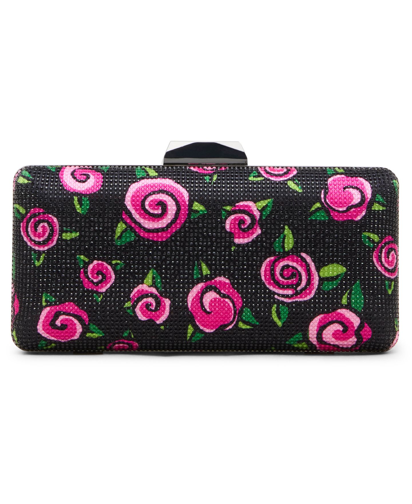 Женский клатч Betsey Johnson Lollipop Rose Small Clutch Handbag, цвет: Чёрный / Розовый — фото 2