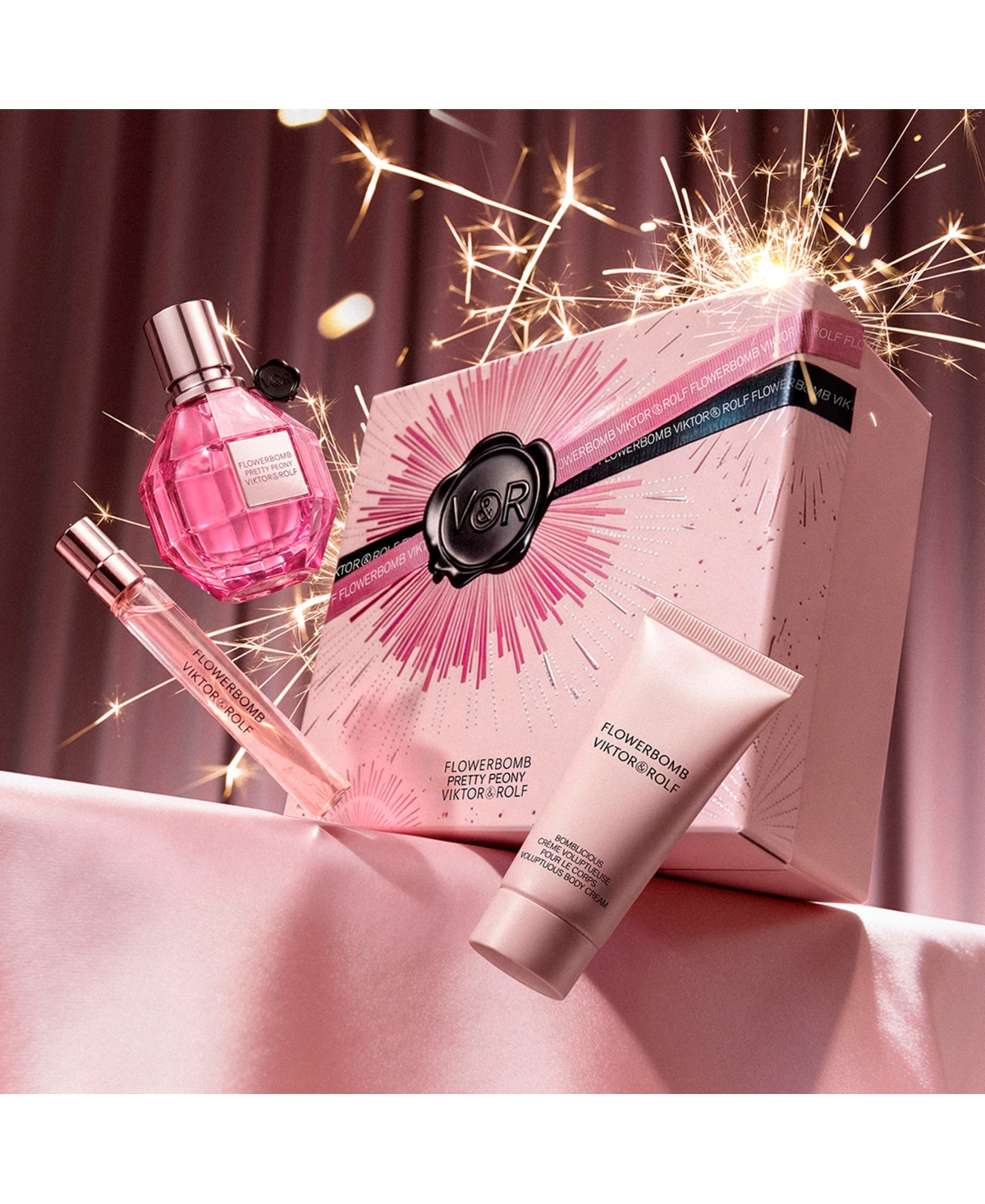 Viktor & Rolf 3-Piece Flowerbomb Eau de Parfum Holiday Gift Set