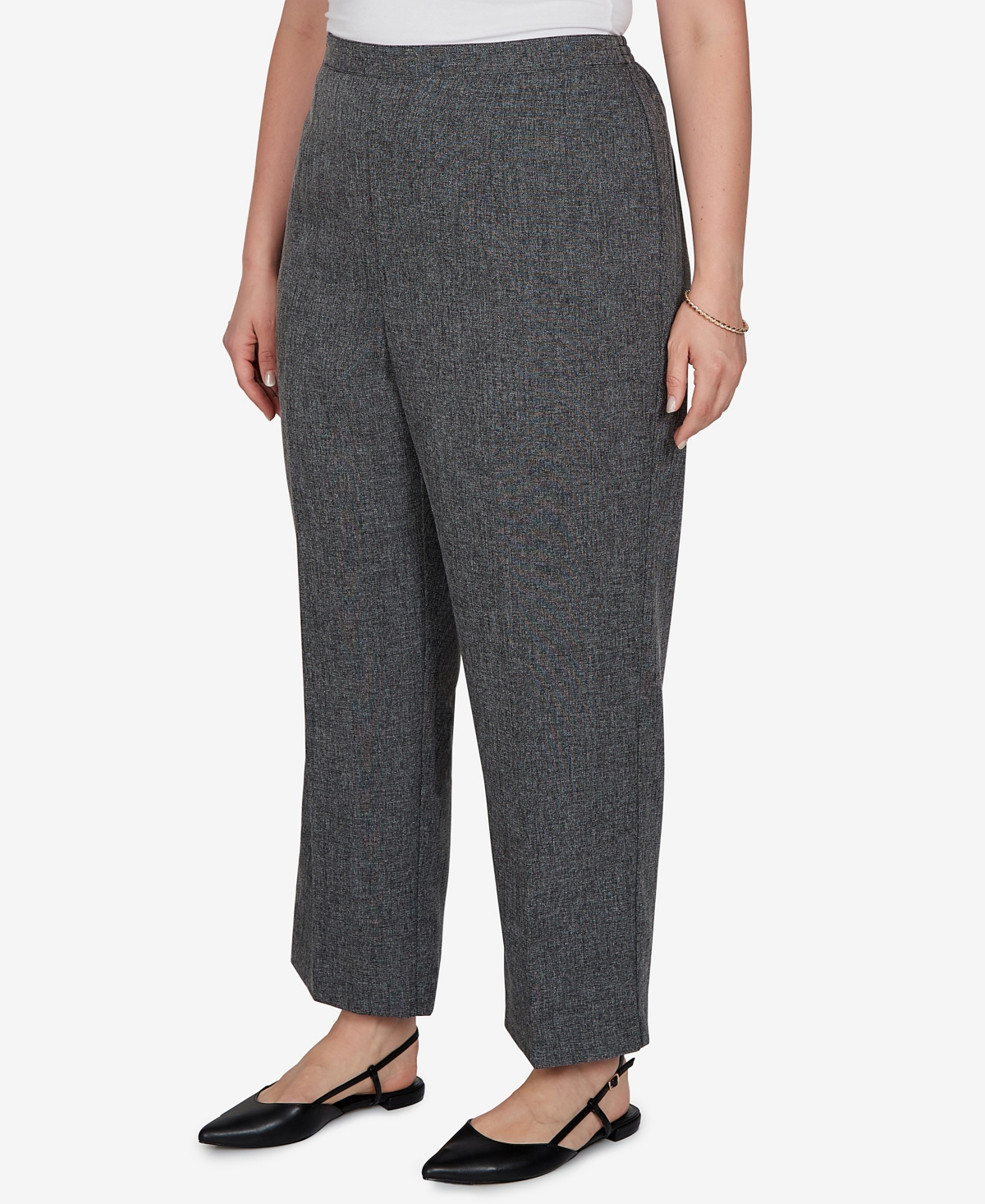 Alfred Dunner Plus Pull-On Straight Pants