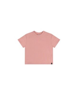 Toddler Girls (2T - 5T) Heavy Jersey Wide Short Sleeve T-Shirt