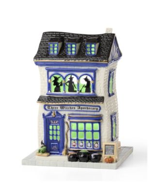 Vintage Halloween Apothecary Potion Shop Light-Up Figurine