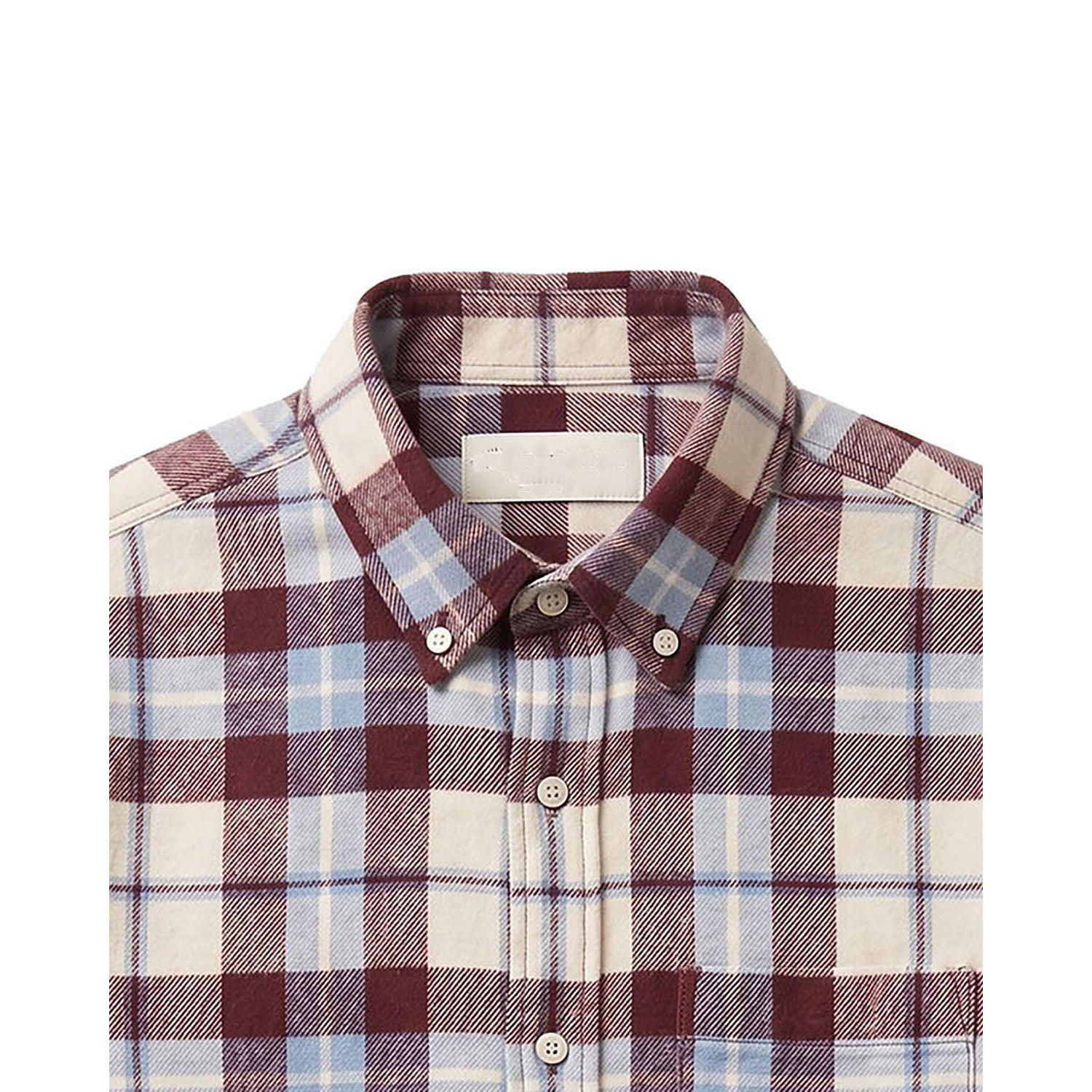 Little Boys 5-7 Organic Long Sleeve Flannel Shirt
