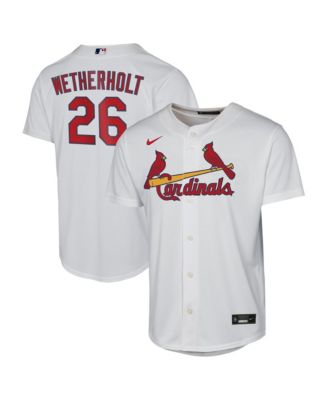 Big Boys and Girls JJ Wetherholt White St. Louis Cardinals Home Replica Jersey