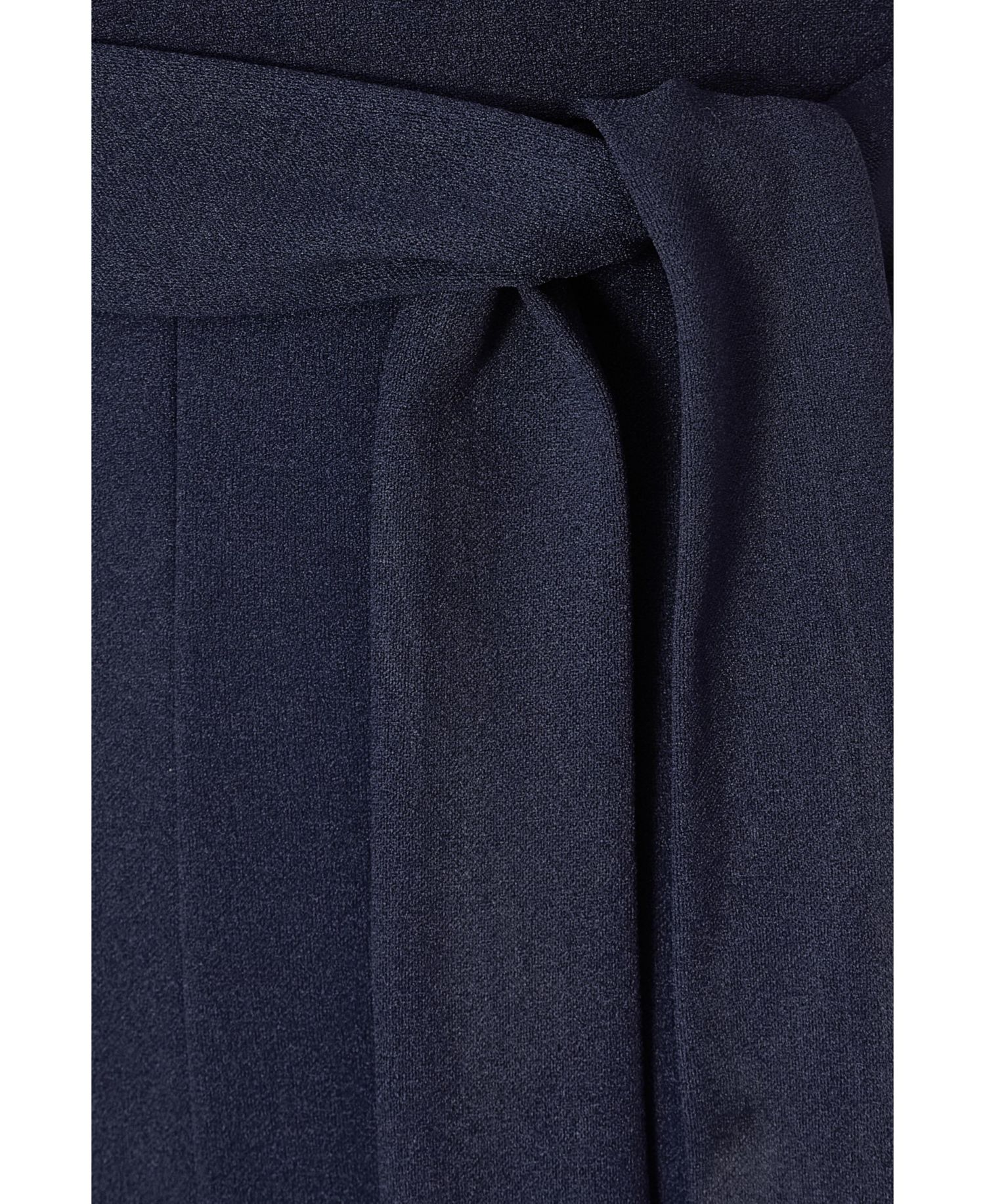 Women's Scuba Crepe Cap Sleeve Wrap Jumpsuit