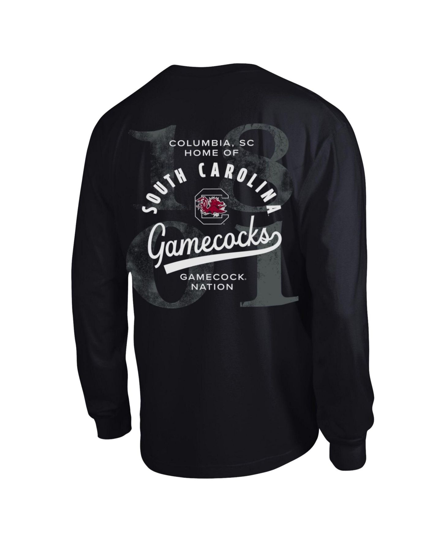 Мужская футболка Champion South Carolina Gamecocks Laminated All-Star Long-Sleeve Screen-Print Crewneck — фото 2