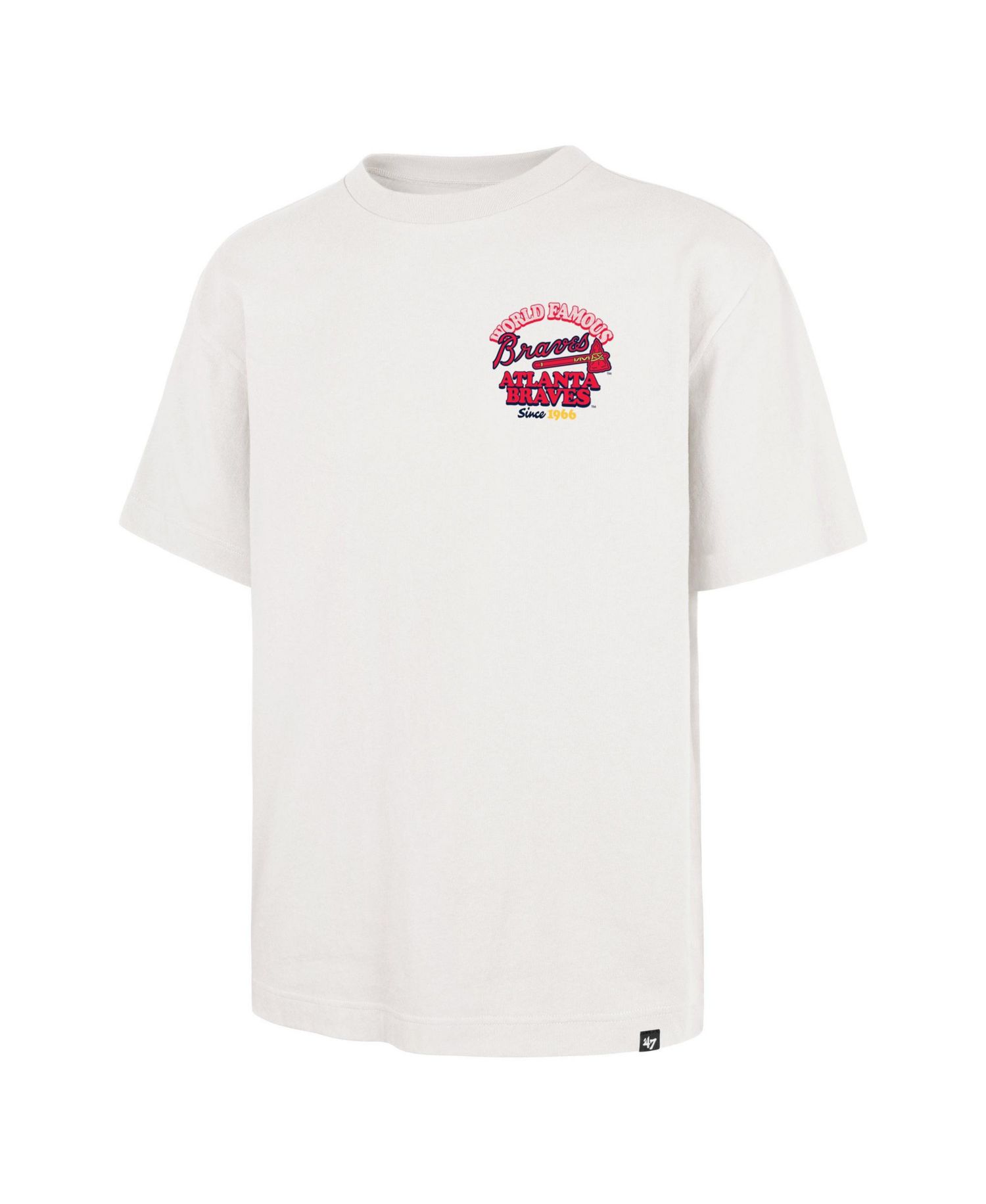 Men's Cream Atlanta Braves Glizzy T-Shirt